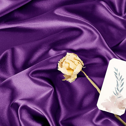 Charmeuse Satin Fabric By The Yard | 10 Colors, 59" Wide for Gowns & Linings