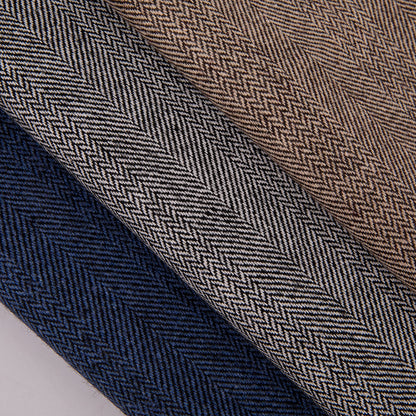 Herringbone Tweed Fabric, 8 Colors for Jackets, Pants & Suits