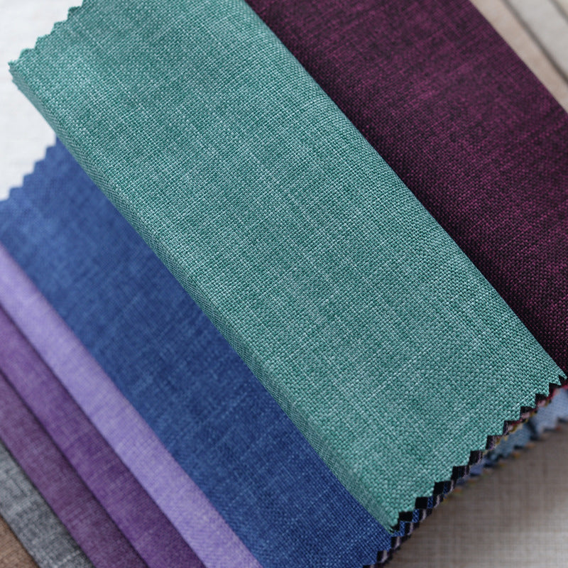 Heavy Linen-Look Upholstery Fabric by the Yard - Sofa & Pillow
