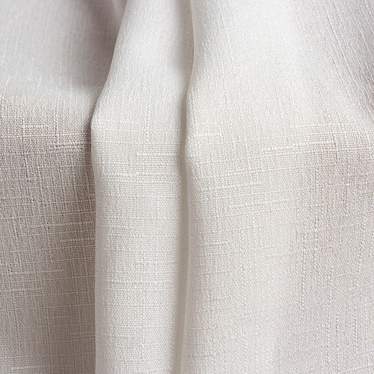 Polyester Linen-Look Slub Fabric, Woven Cloth for Bags & Curtains