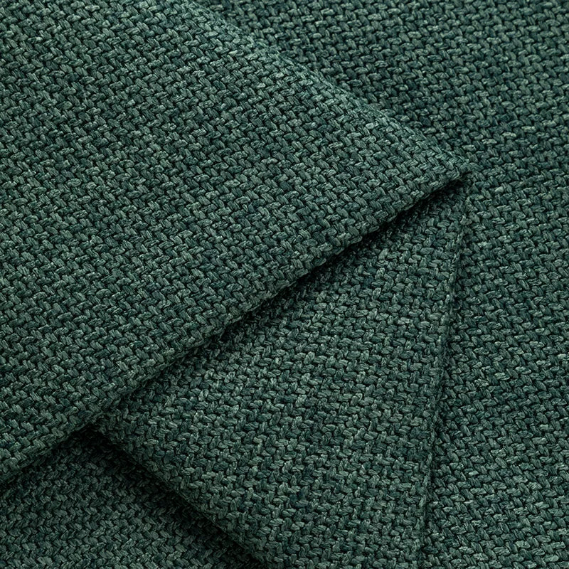 Thick Linen-Look Upholstery Fabric for Cushion & Sofa Covers - Light Blue