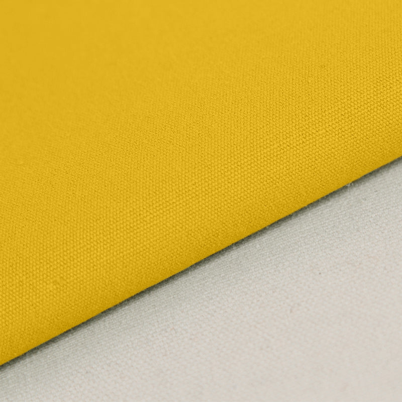 Heavy Cotton Canvas Fabric, 8oz Plain Weave for Bags & Upholstery - Golden Yellow 59#