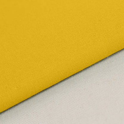 Heavy Cotton Canvas Fabric, 8oz Plain Weave for Bags & Upholstery - Golden Yellow 59#