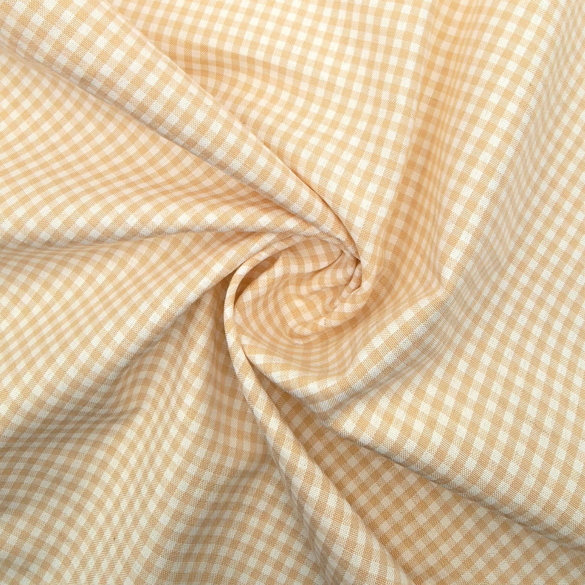 2mm Gingham - Honey Yellow