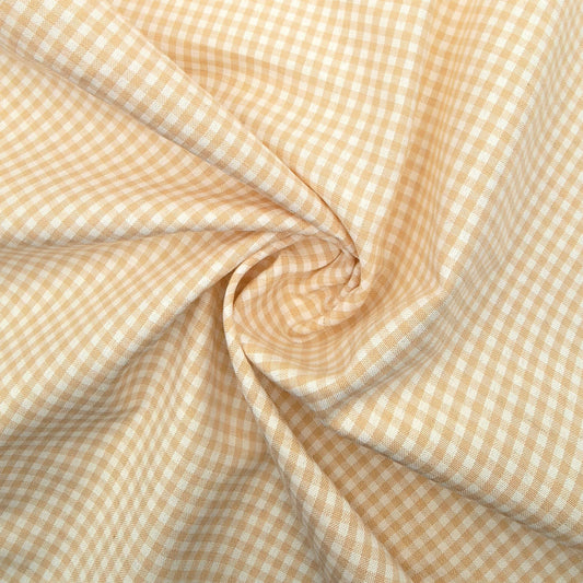 2mm Gingham - Honey Yellow