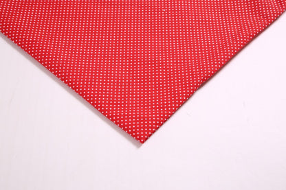 Floral Polyester Fabric - Craft & Craft by the Yard - Red