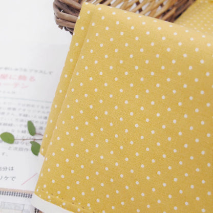 Thick Cotton Check Fabric for Sofa Covers, Curtains & Picnic - Polka Dot