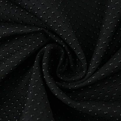 Polka Dot Polyester Fabric - Home Decor & Bags by the Yard - Black