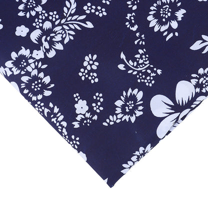 Brushed Pongee Floral Fabric, Vintage Ethnic Cloth for Table & Backdrop - Style 7