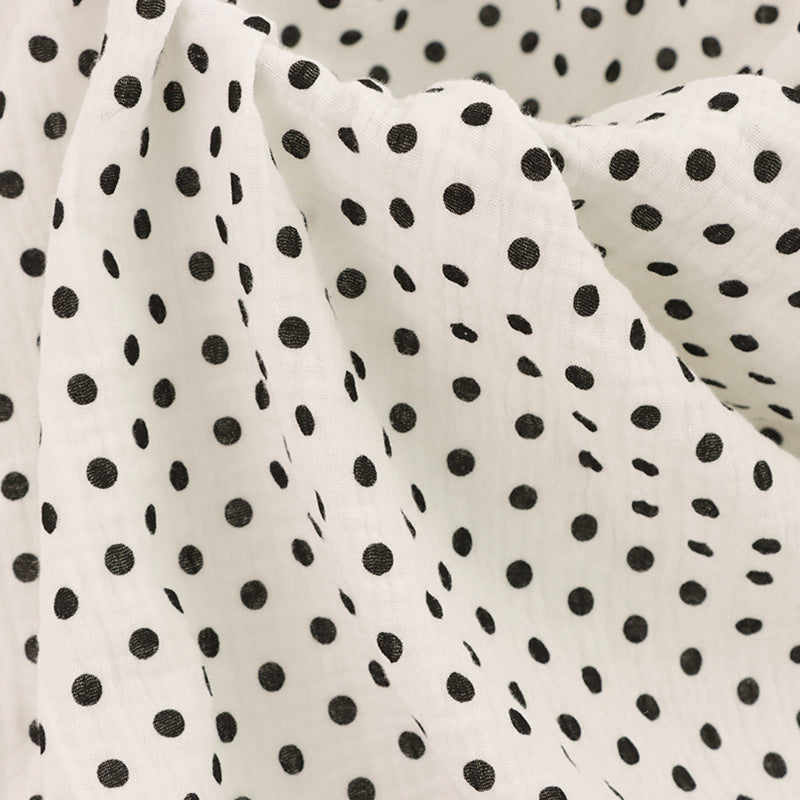 Baby Cotton Double Gauze Fabric, Digital Floral Prints (6)