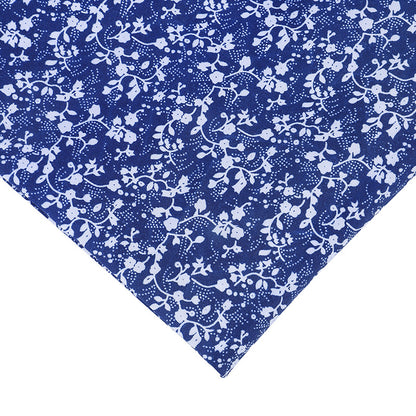 Brushed Pongee Floral Fabric, Vintage Ethnic Cloth for Table & Backdrop - Style 2