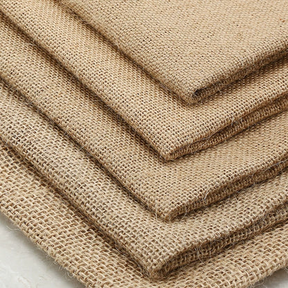 Thick Jute Burlap Fabric for Decor Backdrops, Tablecloths & DIY Crafts