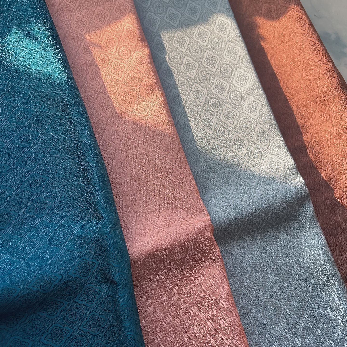 Rayon Polka Jacquard Fabric, for Hanfu & Dresses