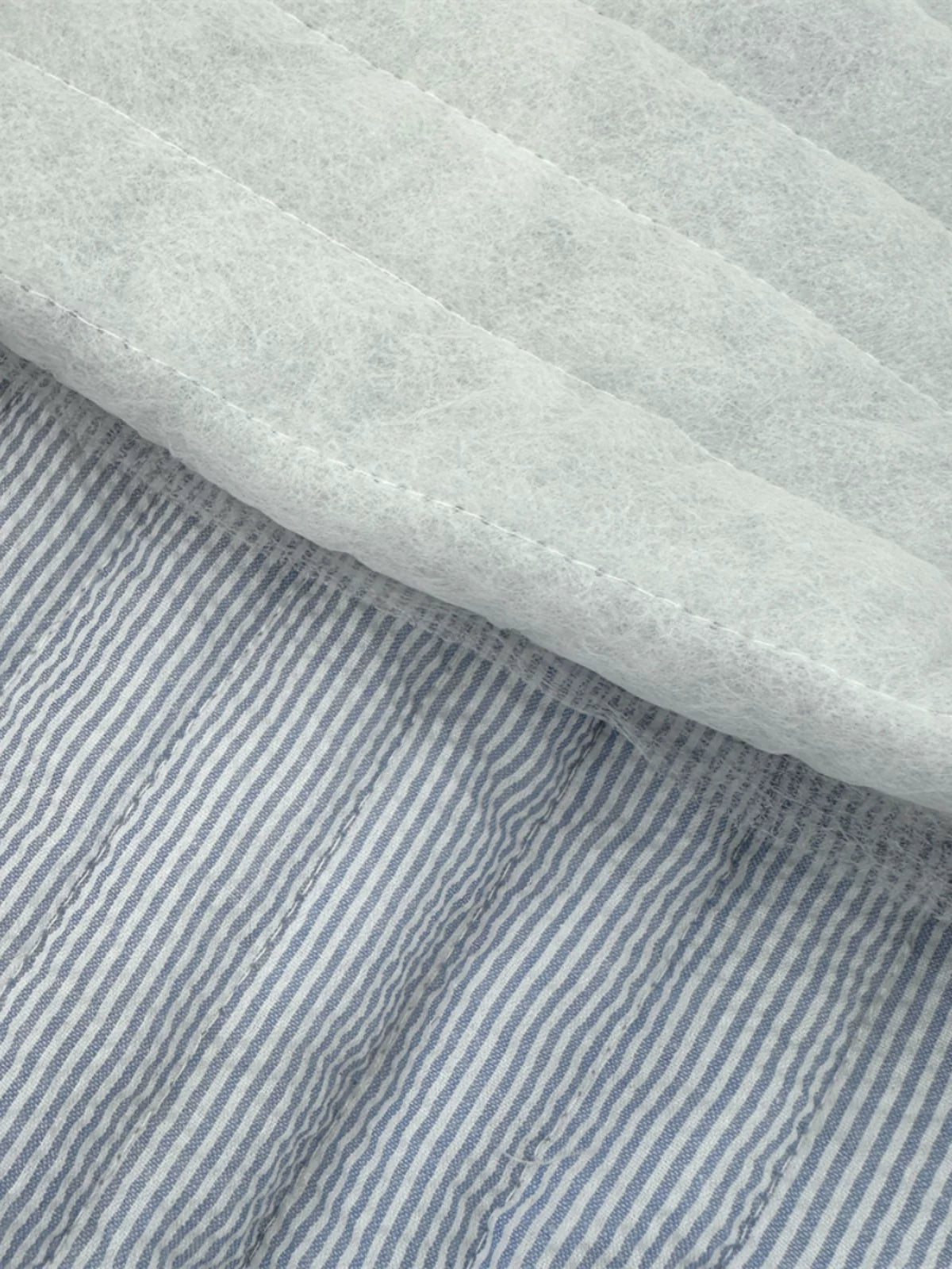 Quilted Polyester Stripe Fabric, for Bags & Pouches