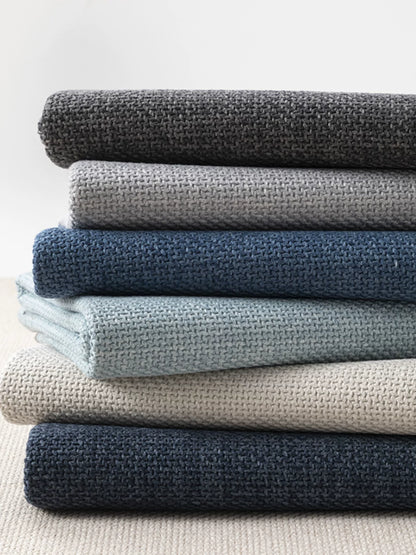 Thick Linen-Look Upholstery Fabric for Cushion & Sofa Covers