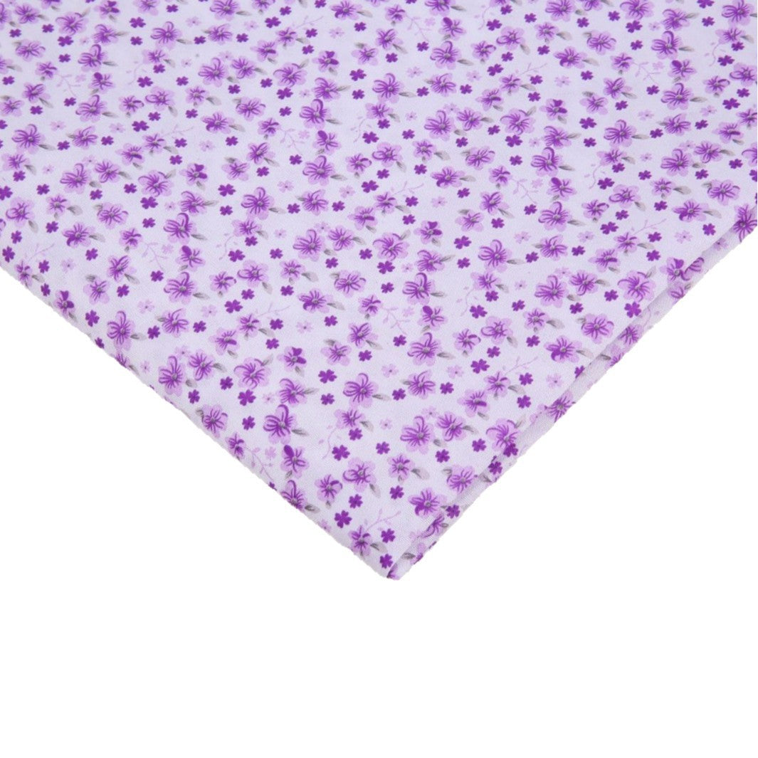 Polyester Orchid Print Fabric, for Hair Pieces & Crafts
