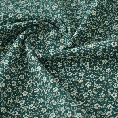 Floral Brushed Cotton Fabric - Dress & Home Decor by the Yard