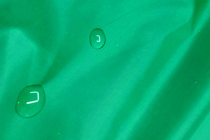 PU Coated Polyester Taffeta Fabric, Waterproof & Crisp - Green & Dark Green