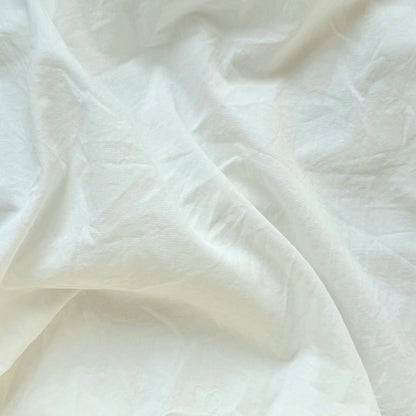 High-Density Cotton Fabric, Plain Weave, 59 in Wide - White