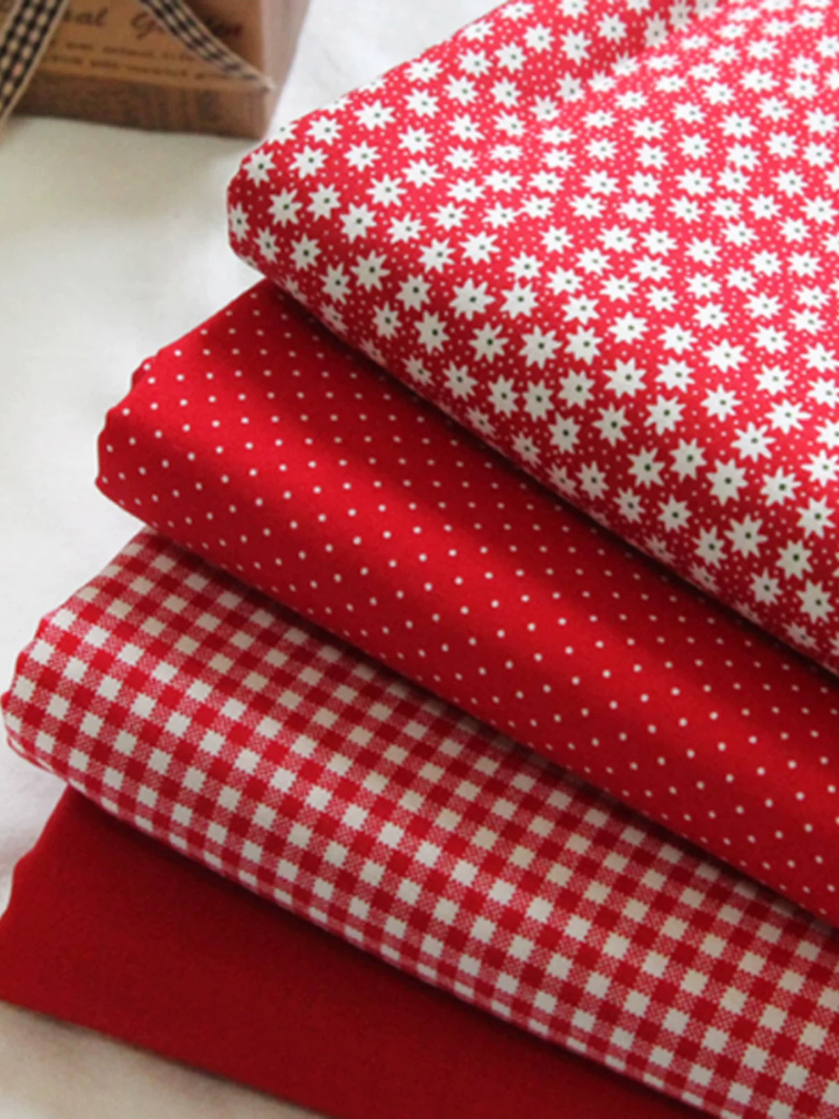 Heavyweight Cotton Check Fabric, for Curtains & Cushions