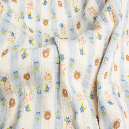 Double Gauze Cotton Fabric - Crinkle Texture Apparel & Craft by the Yard