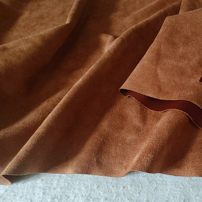 Stretch Suede Fabric, 23 Colors for Jackets, DIY Bags & Sofa Covers - Caramel 83#