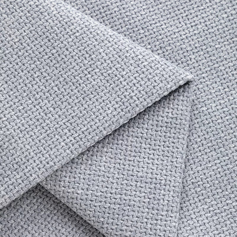 Thick Linen-Look Upholstery Fabric for Cushion & Sofa Covers - Beige