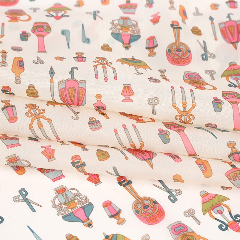 Polyester Cartoon Print Fabric, for Kids' Bags & Storage - Bag Lining