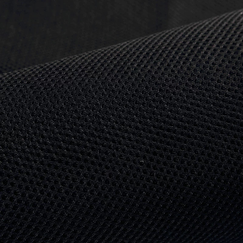3D Mesh Fabric, Breathable 3-Layer, for Crib Rails, Sofa Covers & Sneakers - Black