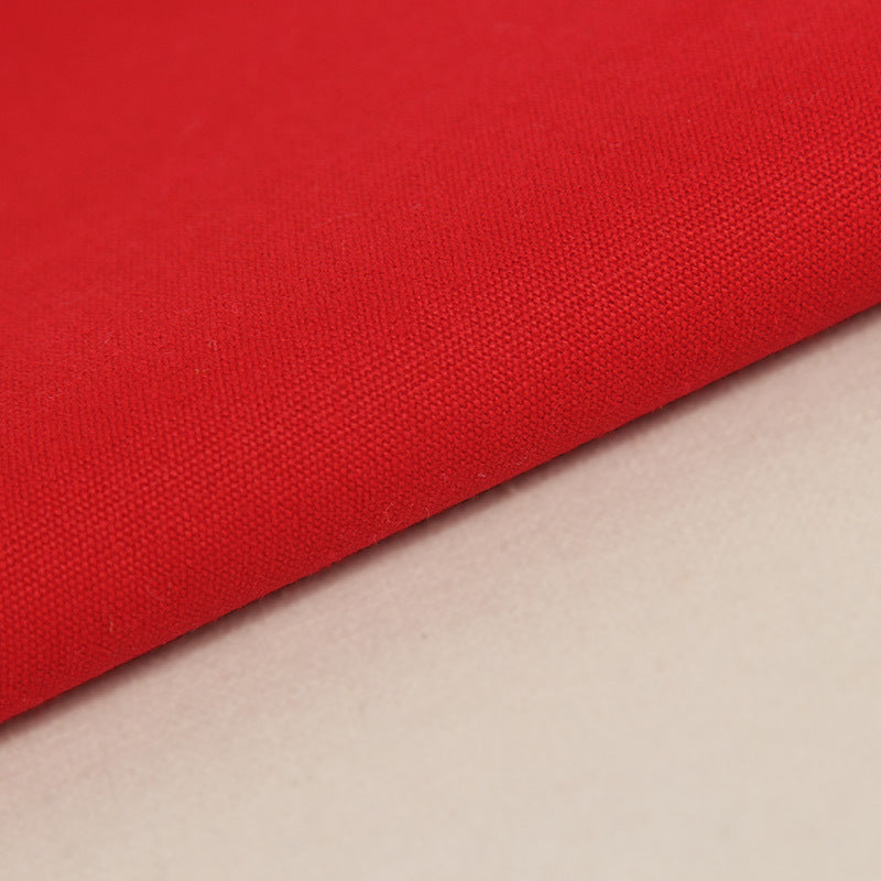 Heavy Cotton Canvas Fabric, 8oz Plain Weave for Bags & Upholstery - Red 42#