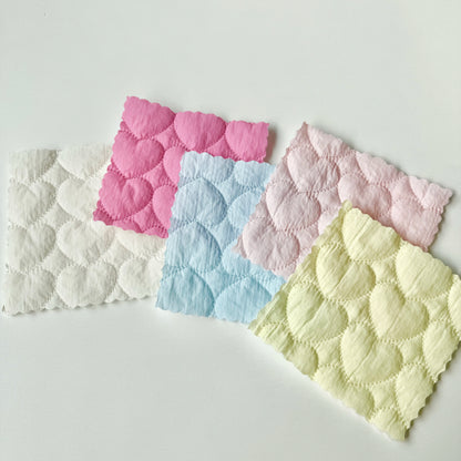 Nylon Quilted Puffer Fabric, Candy Hearts, for Coats, Bags & Cushions