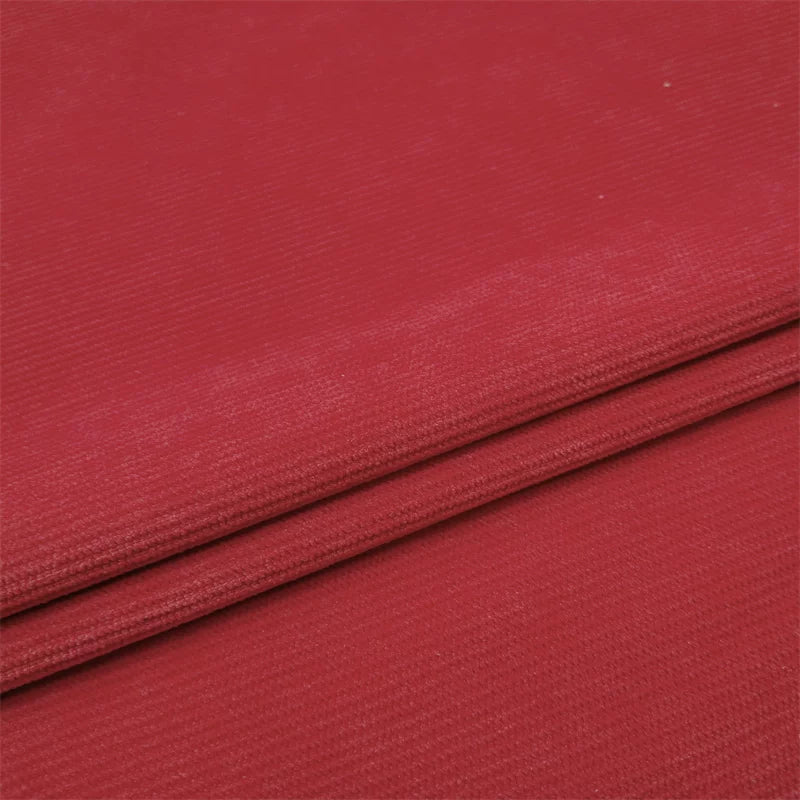Stretch Corduroy Fabric, 22 Colors for Shirts, Trousers & Sofa Covers - Red