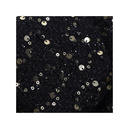 Sequin Plaid Tweed Fabric, 3 Colors for Dresses, Jackets & Decor