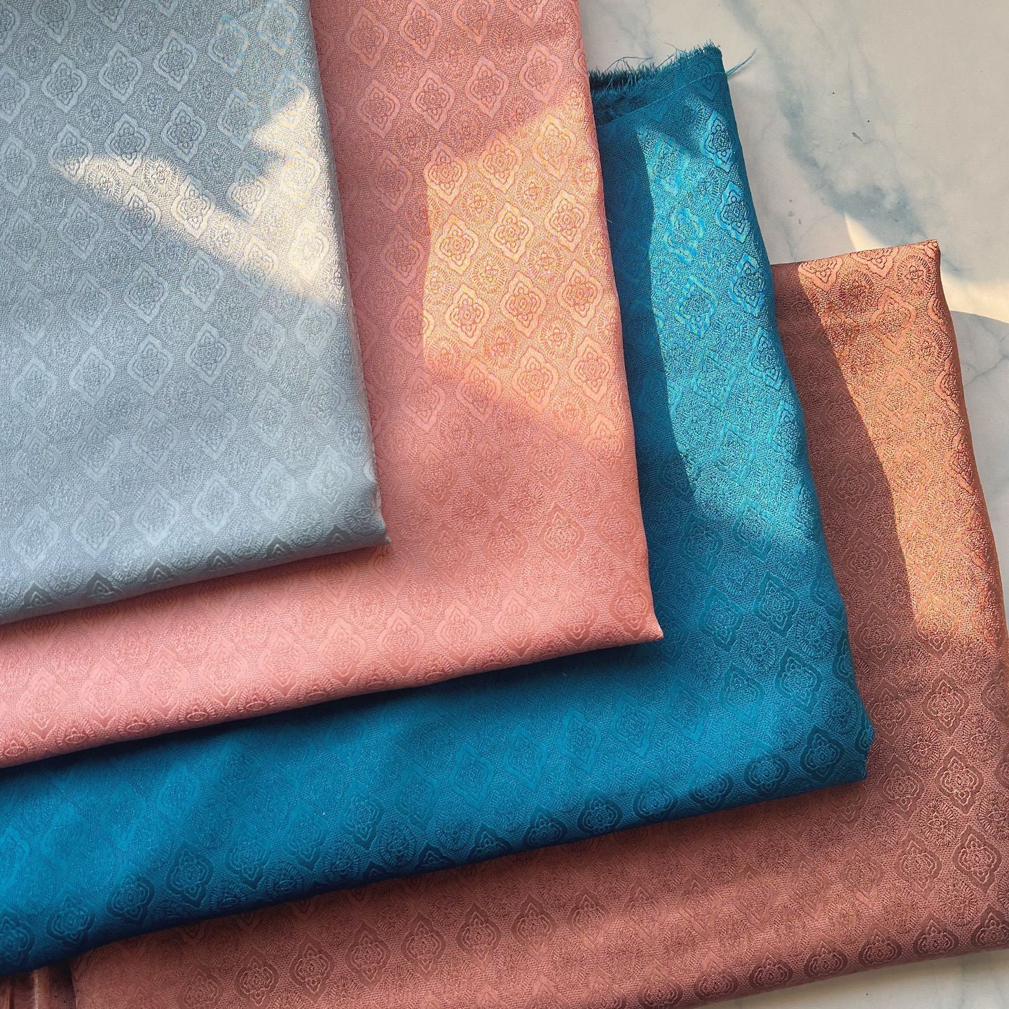 Rayon Polka Jacquard Fabric, for Hanfu & Dresses