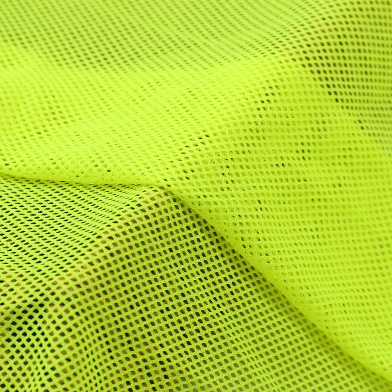 Dense Mesh Net Fabric, Mosquito & Lining, for Curtains, Linings & Baby Gloves - Fluorescent Yellow