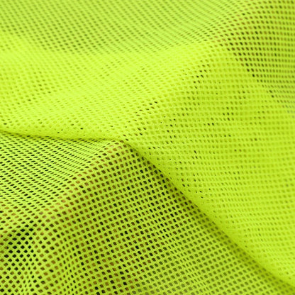 Dense Mesh Net Fabric, Mosquito & Lining, for Curtains, Linings & Baby Gloves - Fluorescent Yellow