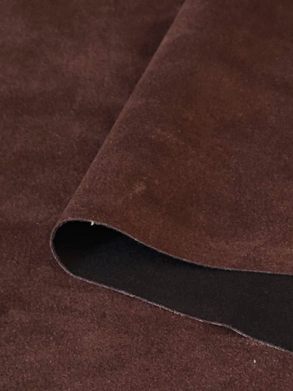 Brown Suede Upholstery Fabric for Sofa Covers & Cushions