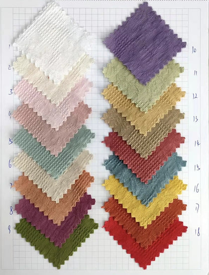 Jacquard Cotton Fabric - Apparel & Pillow by the Yard - 免费领色卡