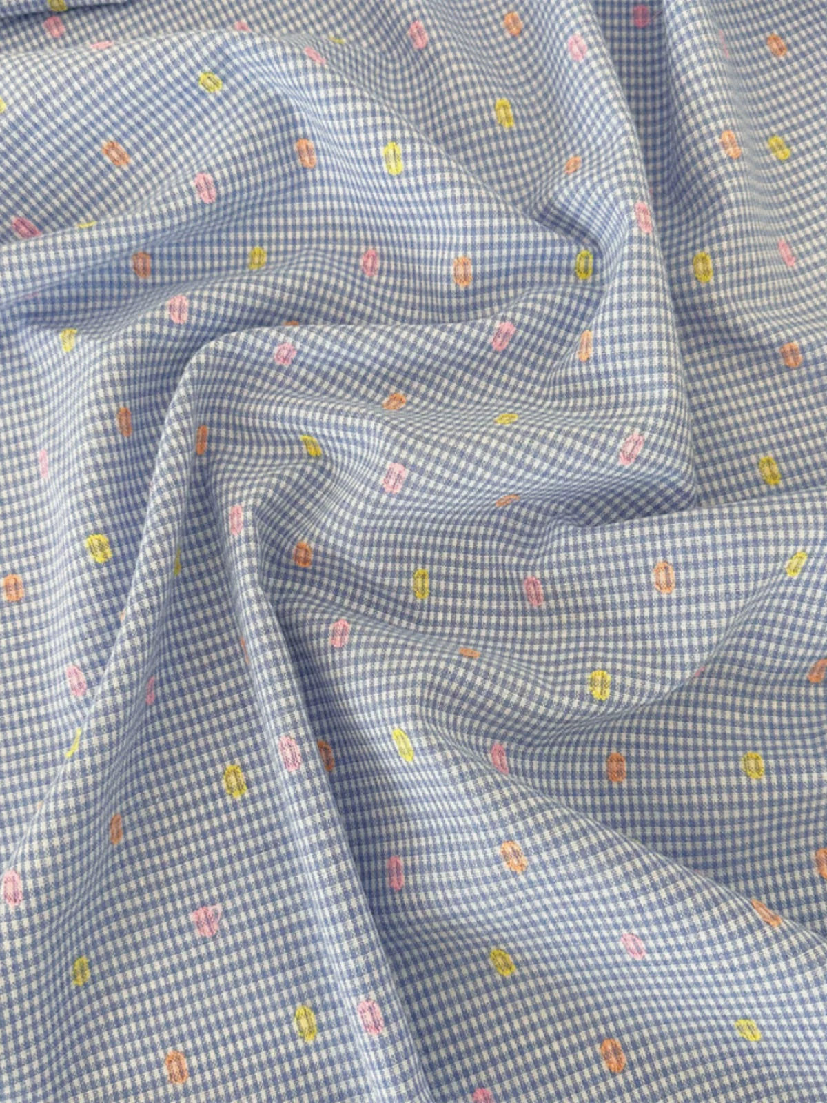 Cotton Clipped Floral Fabric, for Shirts & Dresses