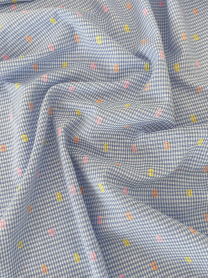Cotton Clipped Floral Fabric, for Shirts & Dresses