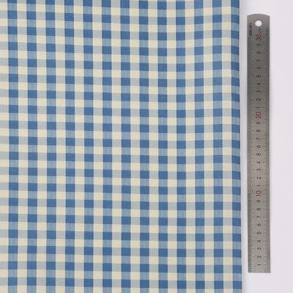 Floral Polyester Fabric - Home Decor & Craft by the Yard - Blue