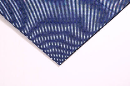 Floral Polyester Fabric - Craft & Craft by the Yard - Navy Blue