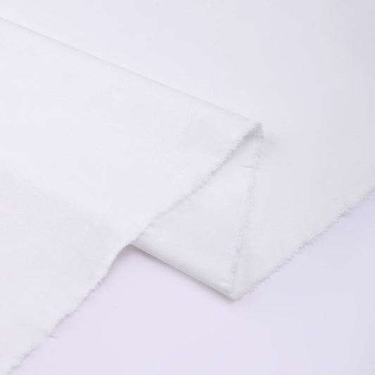 Cotton Poplin Shirting Fabric, 40s for Shirts, 59 in Wide - Natural White