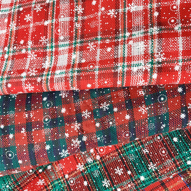 Christmas Plaid Fabric By The Yard | 13 Colors, 55" Wide for Holiday Decor & Christmas Craft