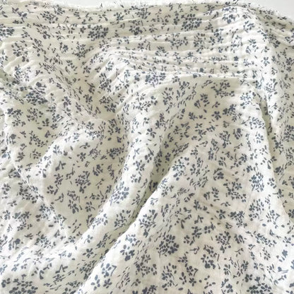 Cotton Double Gauze Floral Fabric, for Baby & Summer Sewing