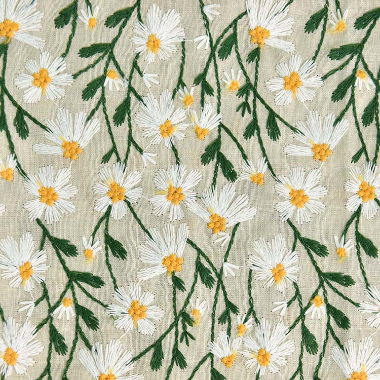 Daisy Embroidered - 3
