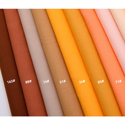 Classic Cotton Fabric - Apparel & Dress by the Yard - 162# Brick Red