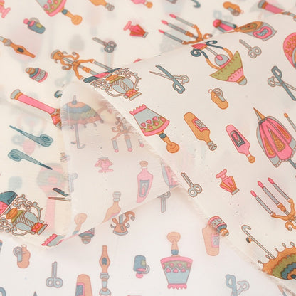 Polyester Cartoon Print Fabric, for Kids' Bags & Storage