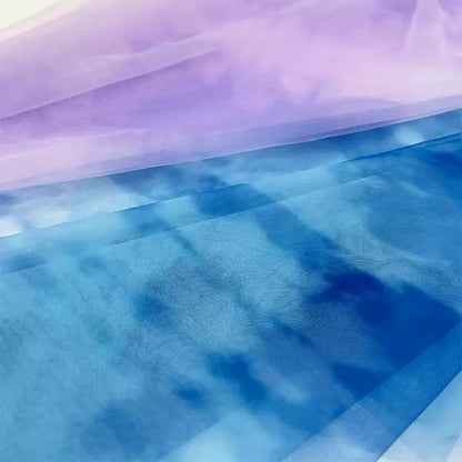 Ombre Soft Net Fabric, Gradient Sheer Mesh for Classroom & Crafts