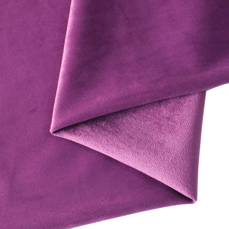 Thickened Velvet Fabric, 17 Colors for Sofa Covers, Curtains & Pillows - Purple